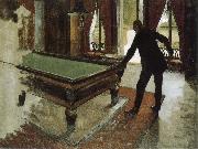 Gustave Caillebotte Pool table USA oil painting artist